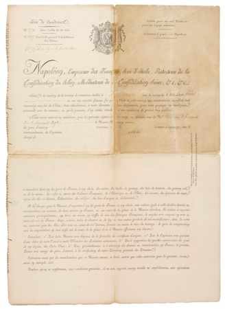 Lot #259 Napoleon Signed Document - Image 1