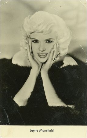 Lot #914 Jayne Mansfield Signed Photograph - Image 2