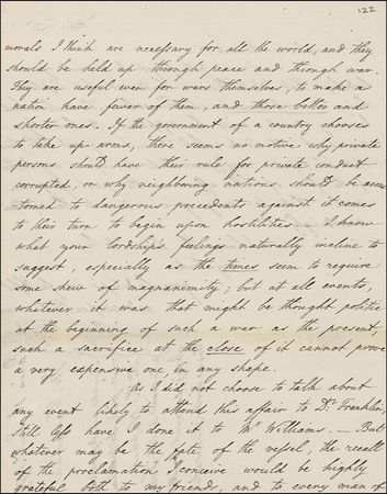Lot #187 Benjamin Franklin: Vaughan, Benjamin: “Highly grateful both to my friends and to every man of fair principles in America”: VAUGHAN seeks justice on behalf of FRANKLIN’s nephew - Image 3