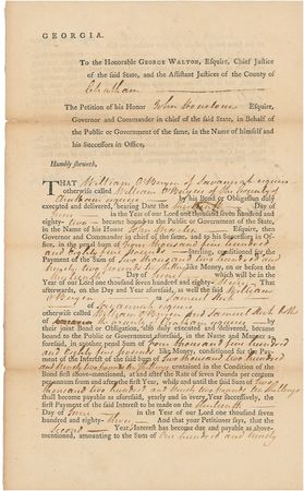 Lot #171 Declaration of Independence: Walton, George Signed Document - Image 1