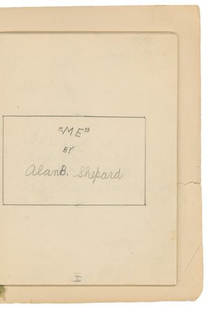 Lot #425 Alan Shepard: HELLO, MOON: The original baby crib used by future spaceman ALAN SHEPARD, together with his own remarkable handwritten childhood autobiography mentioning the crib and his greatest ambition: “[To be] a carpenter” - Image 2