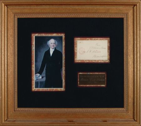 Lot #122 Martin Van Buren Free Frank - Image 1