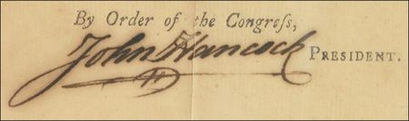 Lot #201 John Hancock: “RAISED FOR THE DEFENCE OF AMERICAN LIBERTY”: HANCOCK signs a 1776 military appointment - Image 2