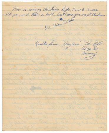 Lot #681 Elvis Presley: LONESOME TONIGHT: Shortly after the death of his mother, G.I. ELVIS PRESLEY writes from Germany: “I can hardly wait till I am back singing and making movies.... I miss mother more over here than anything” - Image 2