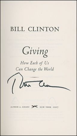Lot #21 Bill Clinton Book
