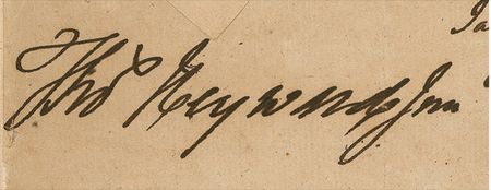 Lot #183 Declaration of Independence: Heyward, Jr., Thomas Signed Document - Image 2