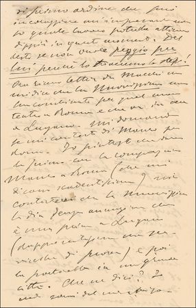 Lot #733 Ruggiero Leoncavallo Handwritten Letter Signed - Image 2