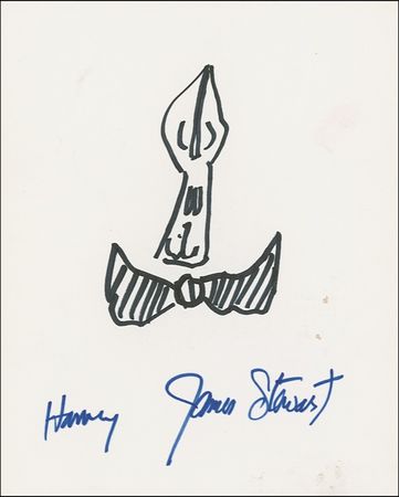 Lot #1160 James Stewart Sketch - Image 2
