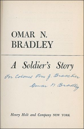 Lot #339 Omar Bradley Book - Image 1