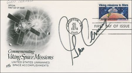 Lot #432 Gene Cernan First Day Cover - Image 1