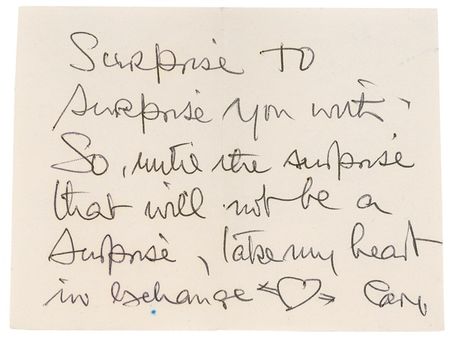 Lot #984 Cary Grant: “TAKE MY HEART IN EXCHANGE”: GRANT writes to his ailing Operation Petticoat costar - Image 3