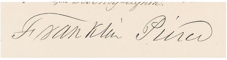 Lot #95 Franklin Pierce Signed Document - Image 2