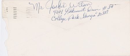Lot #801 Jackie Wilson Mailing Envelope - Image 1
