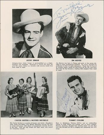 Lot #693 Country and Western Stars Program - Image 1