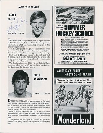Lot #1273 Boston Bruins Program - Image 2
