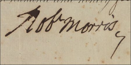 Lot #185 Declaration of Independence: Morris, Robert Signed Document - Image 2