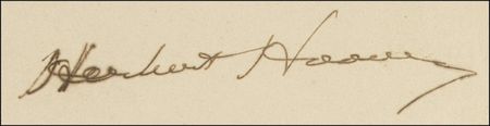 Lot #63 Herbert Hoover Signed Document - Image 2