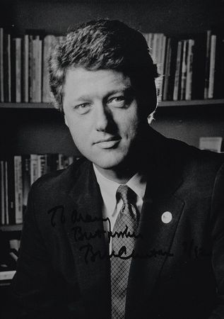 Lot #22 Bill Clinton Signed Photograph