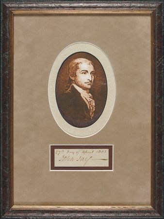 Lot #236 John Jay Signature - Image 1