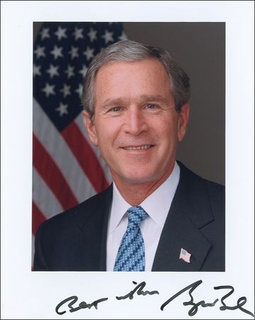 Lot #11 George W. Bush Signed Photograph