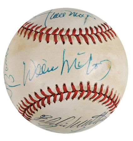Lot #1236 Baseball: 500 Home Run Club Baseball - Image 1