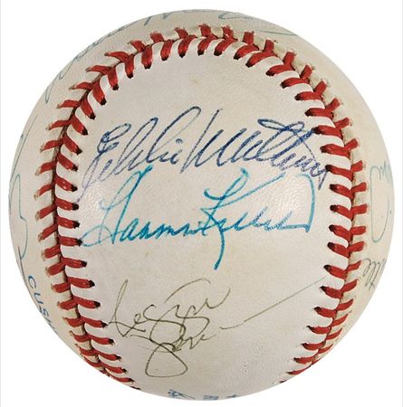 Lot #1236 Baseball: 500 Home Run Club Baseball - Image 2