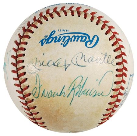Lot #1236 Baseball: 500 Home Run Club Baseball - Image 3