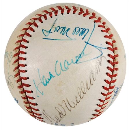 Lot #1236 Baseball: 500 Home Run Club Baseball - Image 5