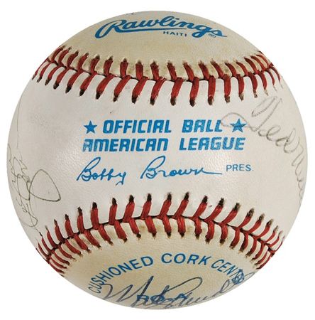 Lot #1236 Baseball: 500 Home Run Club Baseball - Image 6