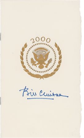 Lot #23 Bill Clinton Program