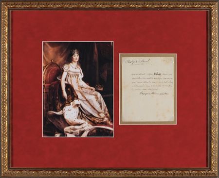 Lot #157 Josephine Bonaparte: A favor as empress - Image 1