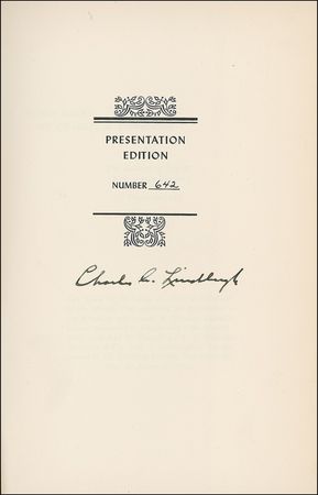 Lot #449 Charles Lindbergh Book - Image 1
