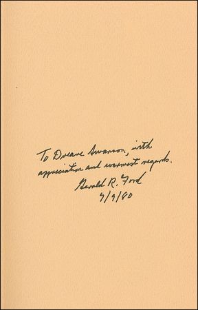 Lot #49 Gerald Ford Book - Image 1