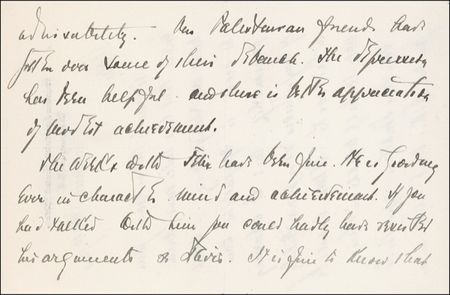 Lot #305 Supreme Court: Brandeis, Louis D. Handwritten Letter Signed - Image 2