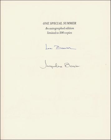 Lot #72 Jacqueline Kennedy: The Bouvier Girls: Jackie and Lee sign their limited-edition pictorial memoir - Image 1
