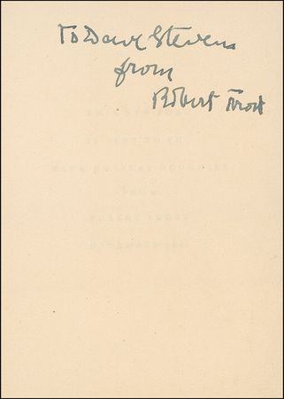 Lot #494 Robert Frost Book - Image 1