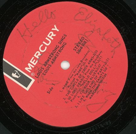 Lot #644 Louis Armstrong Album - Image 1