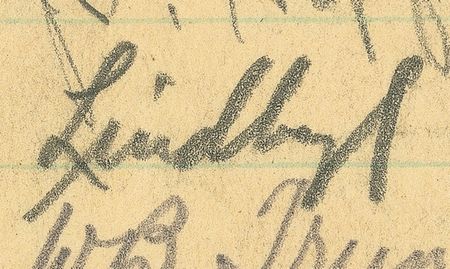Lot #452 Charles Lindbergh: Signing a 1930 airport register - Image 2