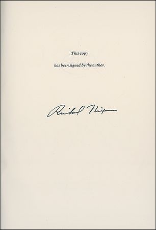 Lot #93 Richard Nixon Book - Image 1