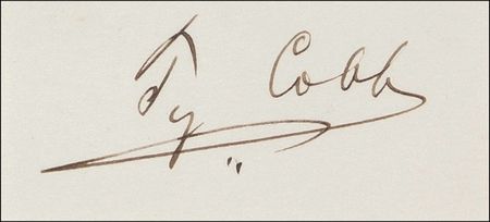 Lot #1313 Ty Cobb - Image 2