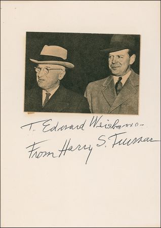 Lot #126 Harry S. Truman and Gerald Ford Group Lot - Image 1