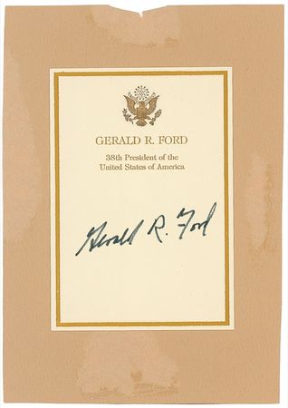 Lot #126 Harry S. Truman and Gerald Ford Group Lot - Image 2