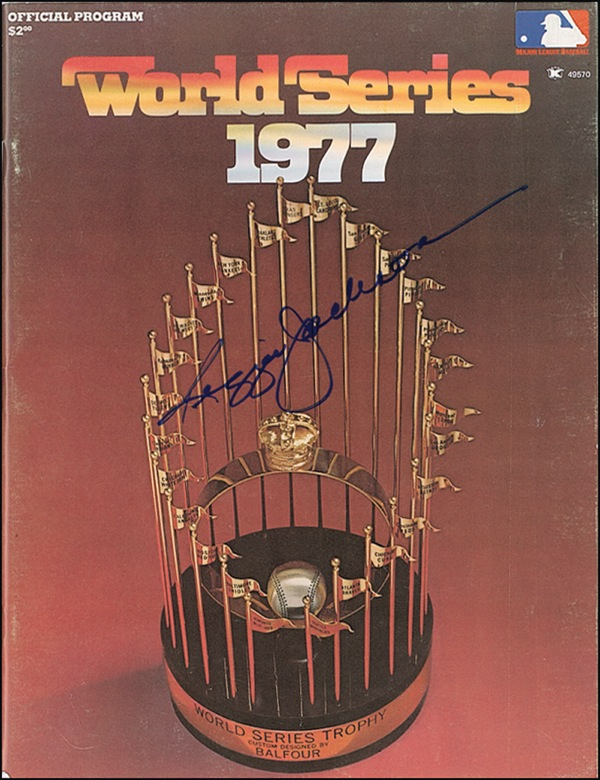 Lot 1518 Reggie Jackson Program