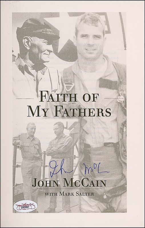 Lot 376 John McCain Book