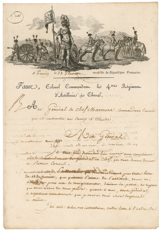 Lot 393 Napoleon Signed Document