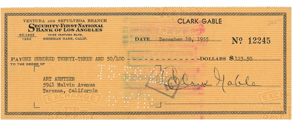 Lot 1058 Clark Gable