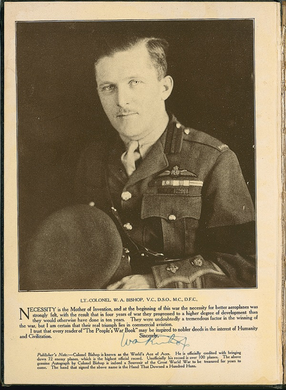 Lot 470 William A. Bishop Book