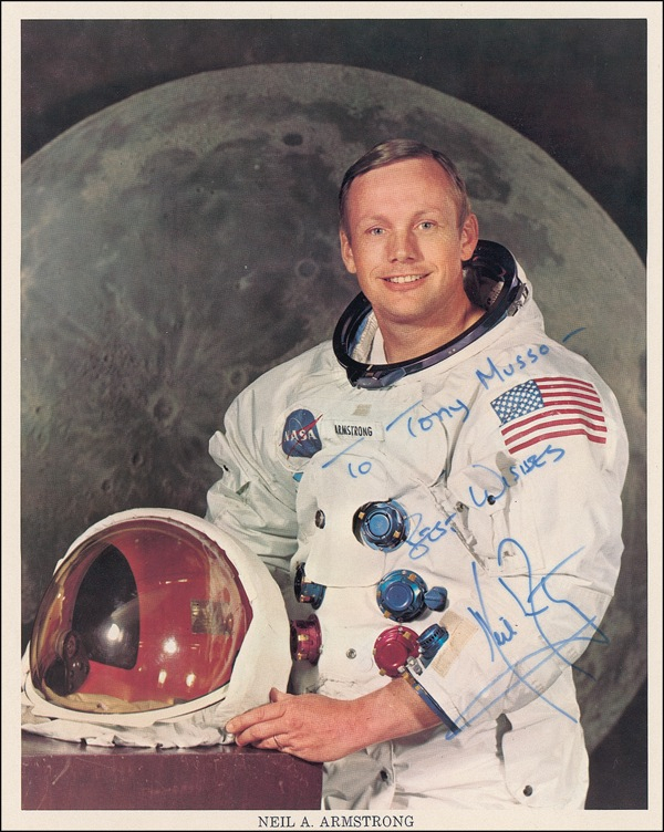 Lot 538 Neil Armstrong Signed Photograph