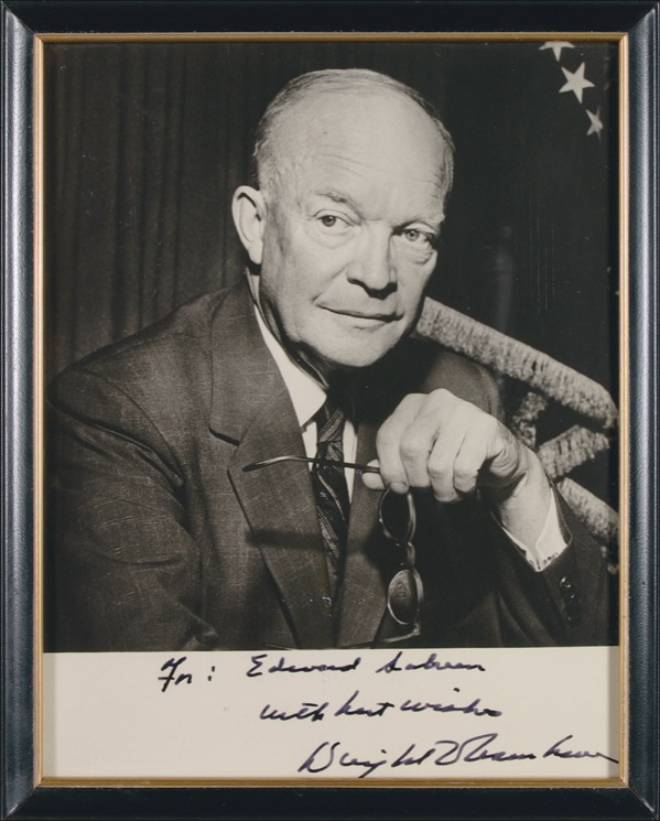 Lot 54 Dwight D. Eisenhower Signed Photograph
