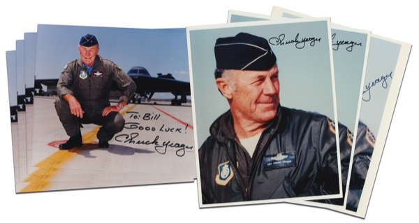 Lot 583 Chuck Yeager Group Lot